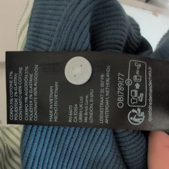 Anthropologie Ribbed Frill-Sleeve Blouse - Picture 5 of 11